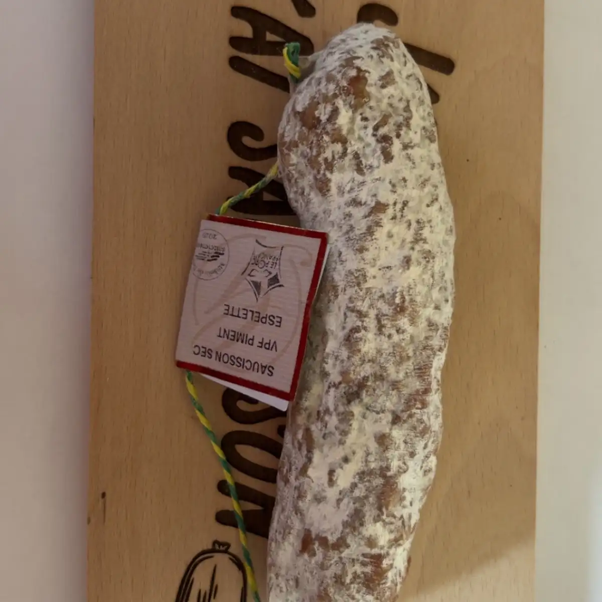 Saucisson sec piment d'espelette
