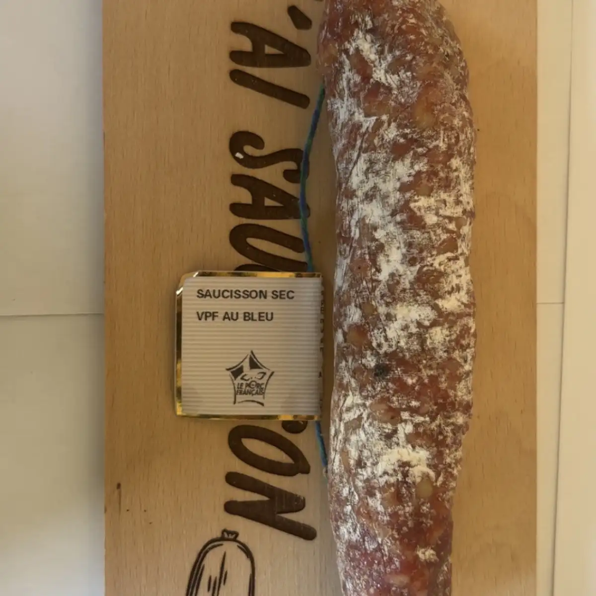 Saucisson sec au bleu